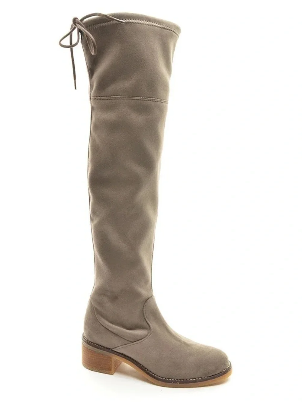 Eric Michael “Alessandra” Over-the-Knee Suede Block Heel Boots - EU 38 7.5